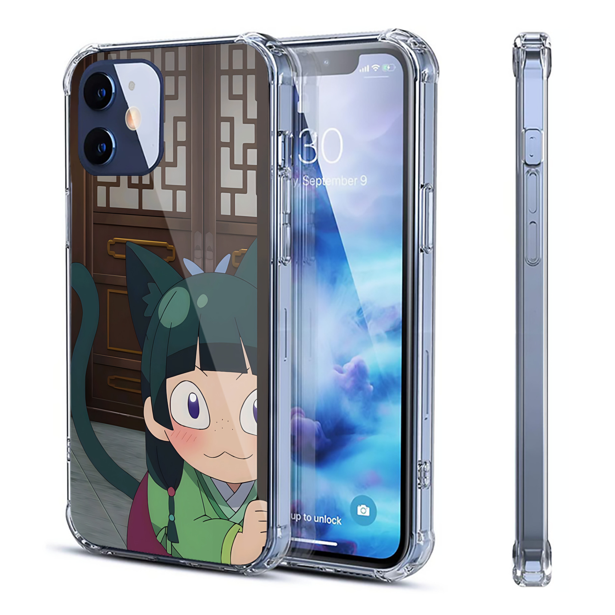 （画像用） 薬屋のひとりごと The Apothecary Diaries 【iPhone 12シリーズ対応】透明スマホケース（クリアソフトケース）
